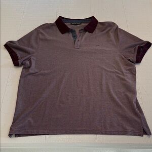Michael Kors Men's Polo Shirt in Dark Maroon